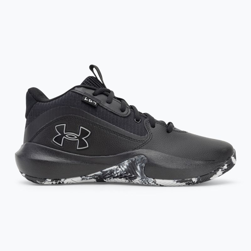 Basketbalové topánky Under Armour Lockdown 7 black/black/metallic silver 2