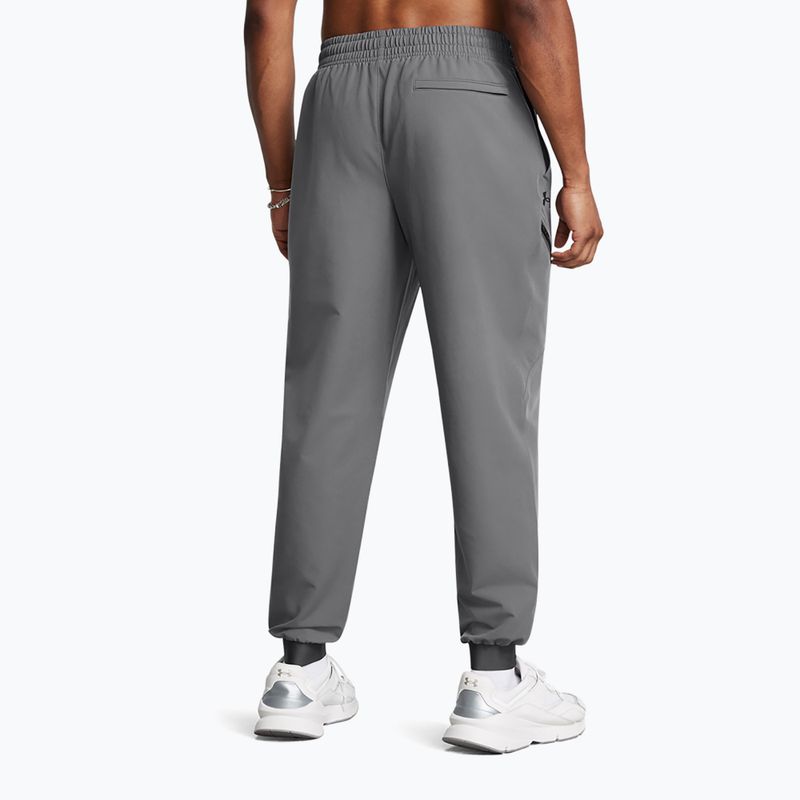 Pánske tréningové nohavice Under Armour Unstoppable Joggers castlerock/black 3