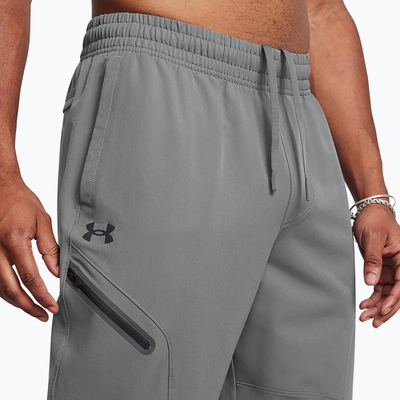 Pánske tréningové nohavice Under Armour Unstoppable Joggers castlerock/black 4
