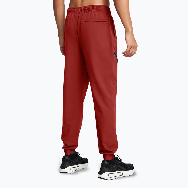 Pánske nohavice Under Armour Unstoppable Joggers earthen orange/black 3