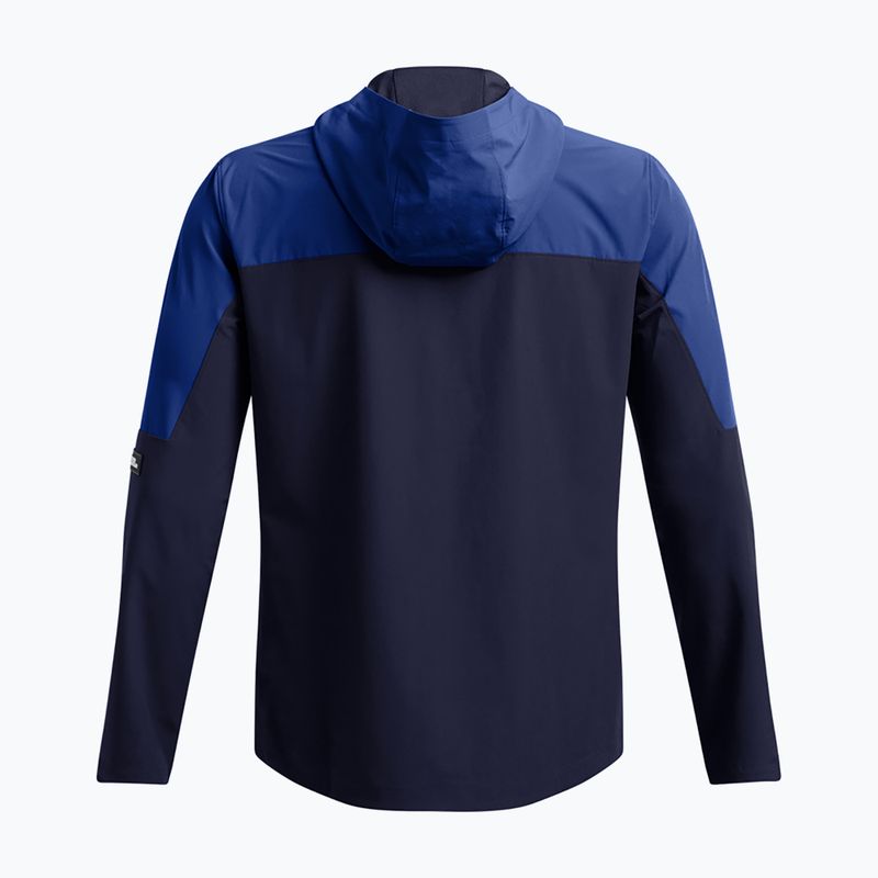 Pánska tréningová bunda Under Armour Vanish Woven Utility midnight navy/tech blue/reflective 5