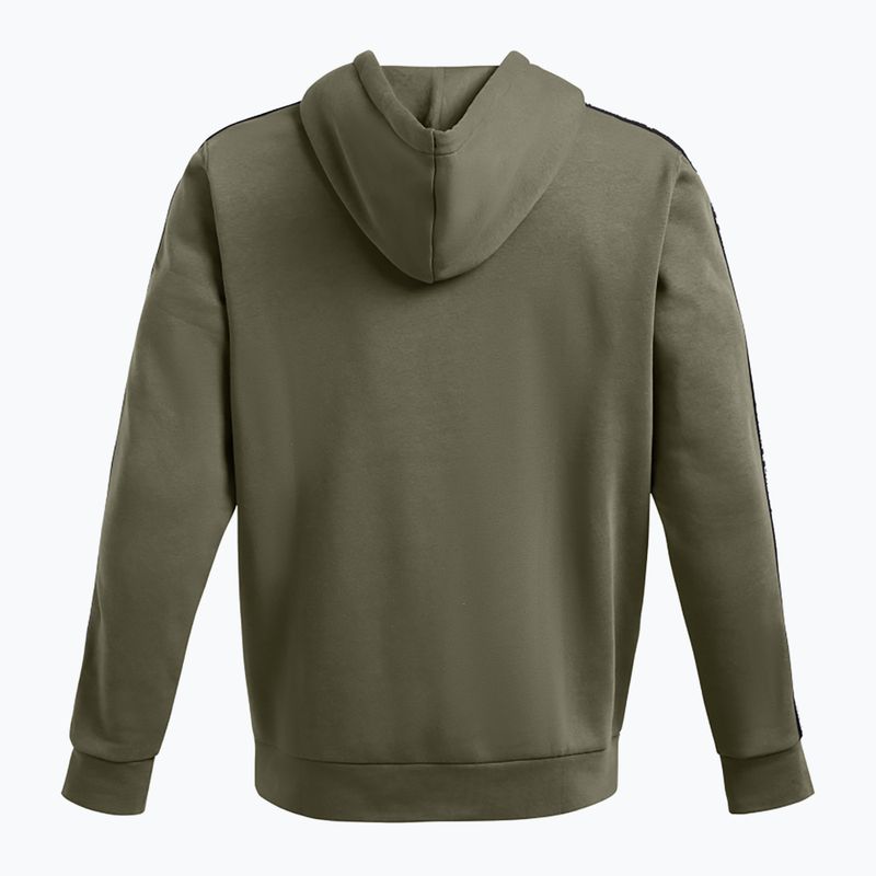 Pánska mikina Under Armour Icon Fleece HD marine green/white 6