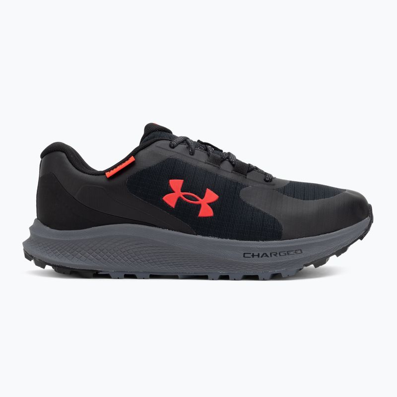 Pánska bežecká obuv Under Armour Charged Bandit Trail 3 black/black/racer red 2