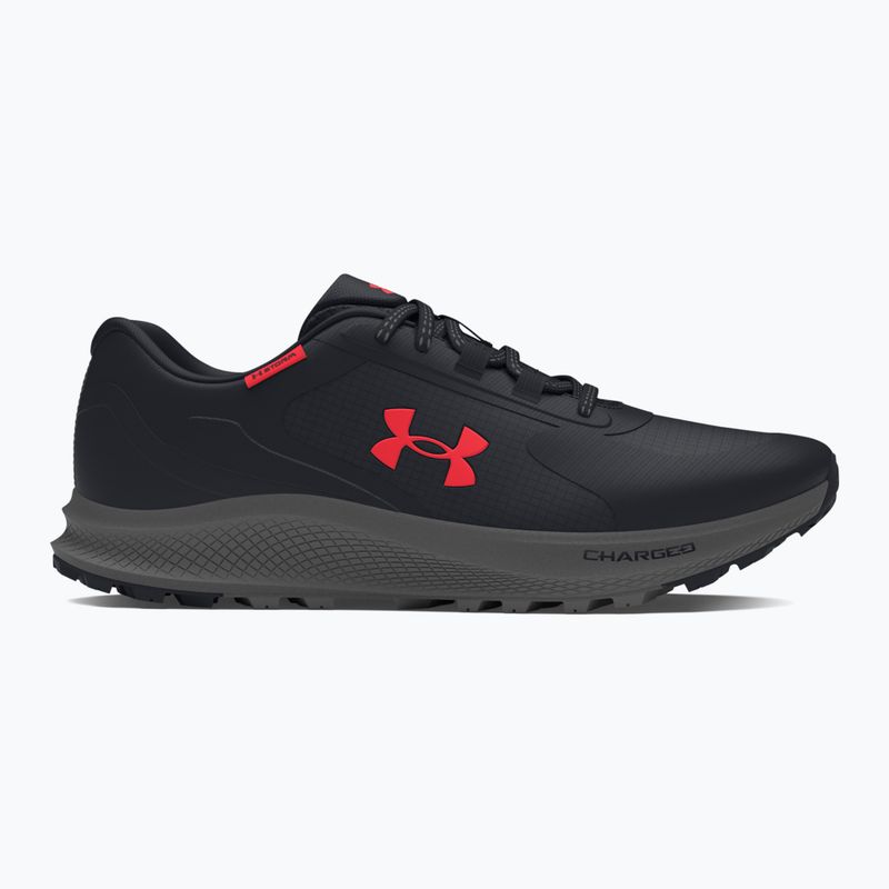 Pánska bežecká obuv Under Armour Charged Bandit Trail 3 black/black/racer red 2