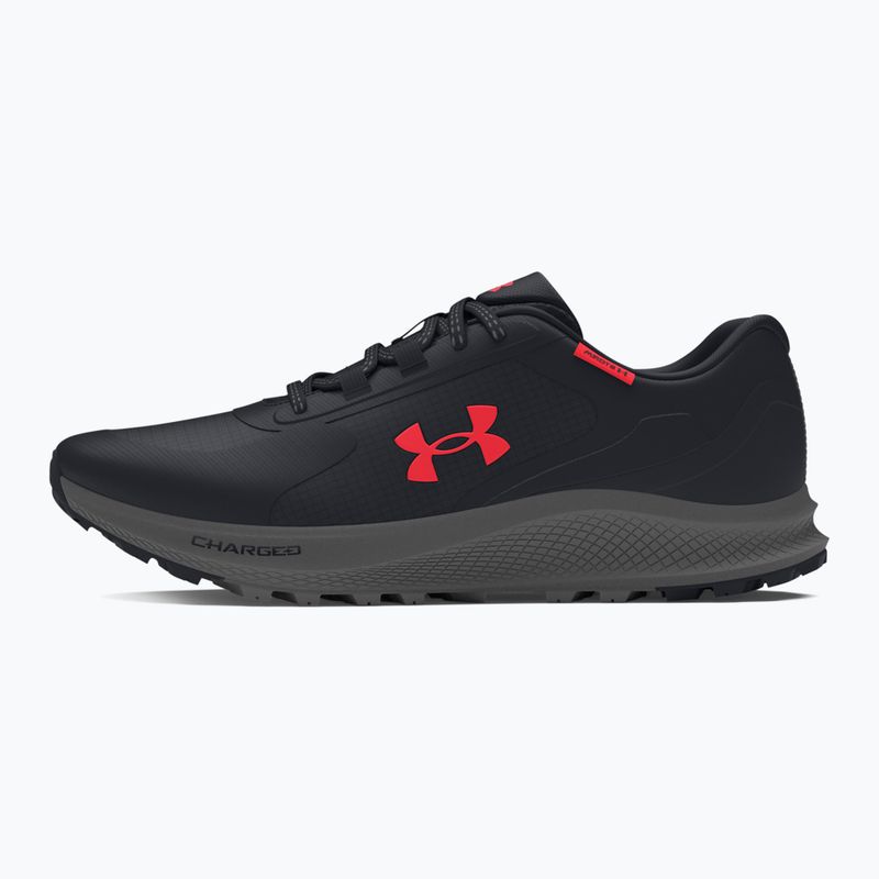 Pánska bežecká obuv Under Armour Charged Bandit Trail 3 black/black/racer red 3