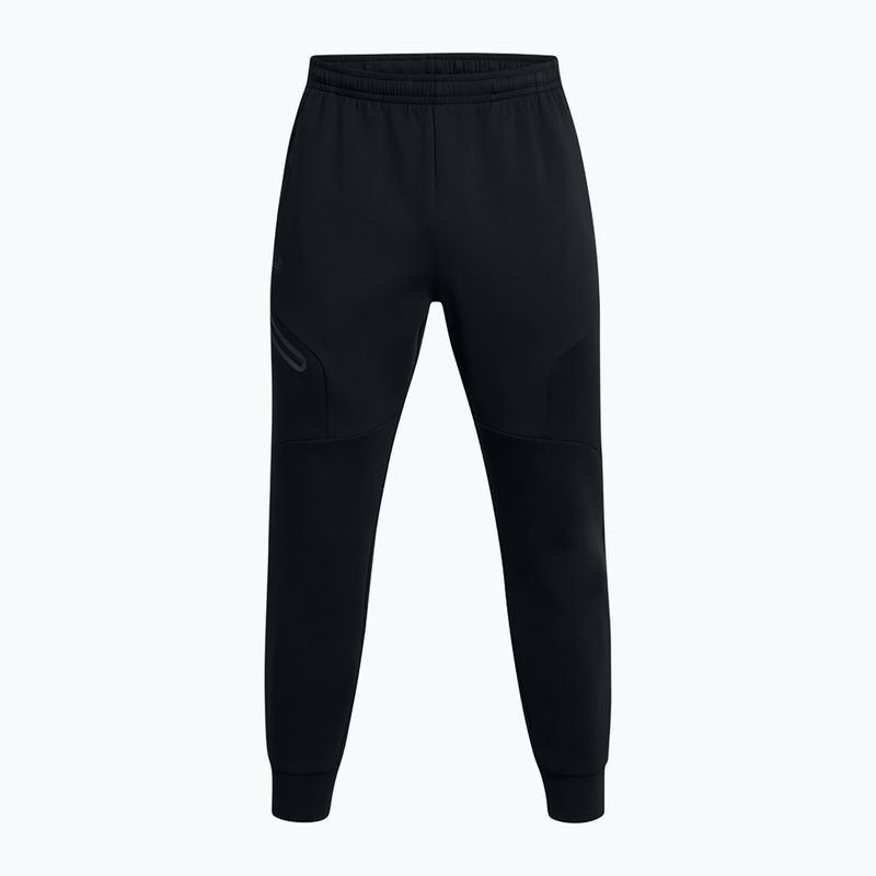 Pánske nohavice Under Armour Unstoppable Fleece black/black 5