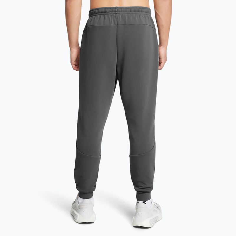 Pánske nohavice Under Armour Unstoppable Fleece castlerock/black 3