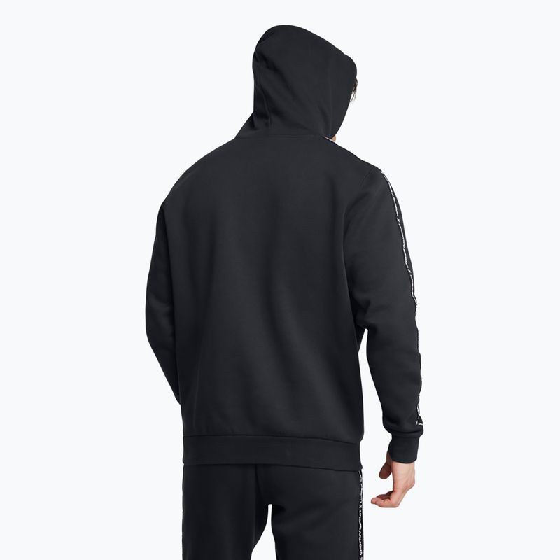 Pánska mikina Under Armour Icon Fleece HD black/white 3