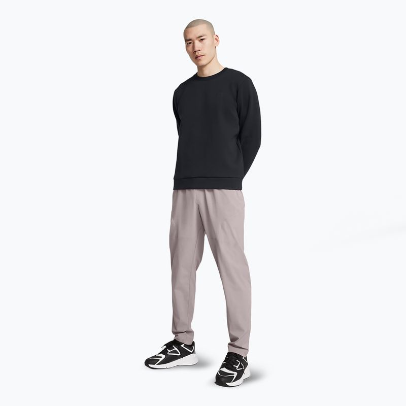 Pánska mikina Under Armour Unstoppable Fleece Crew black/black 2