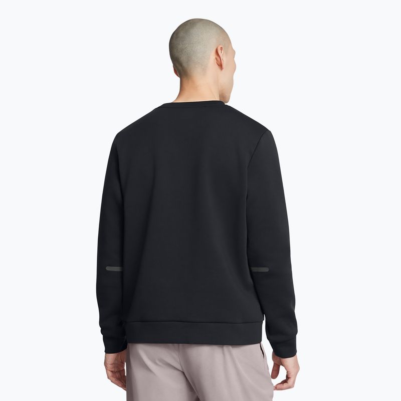Pánska mikina Under Armour Unstoppable Fleece Crew black/black 3