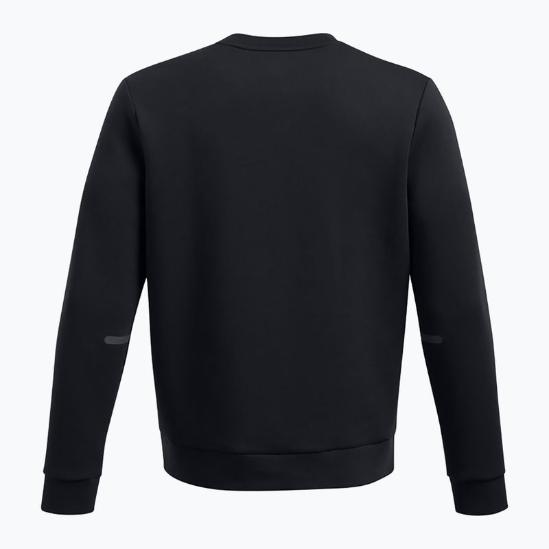 Pánska mikina Under Armour Unstoppable Fleece Crew black/black 5