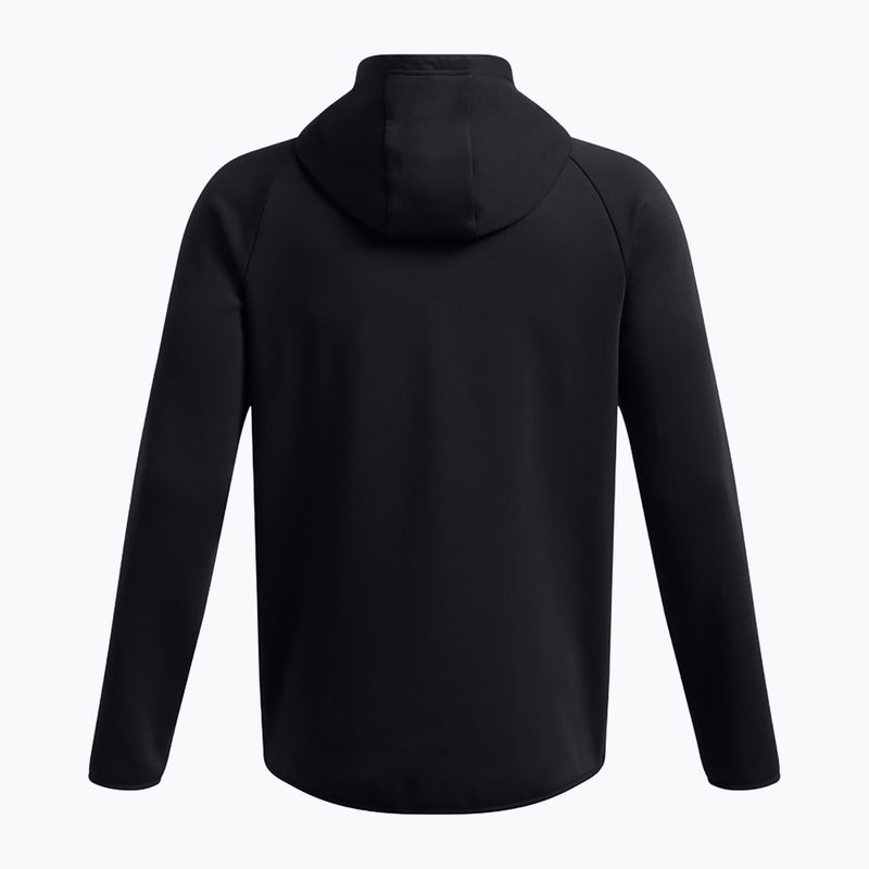 Pánska mikina Under Armour Unstoppable Fleece Full Zip HD black/black 6