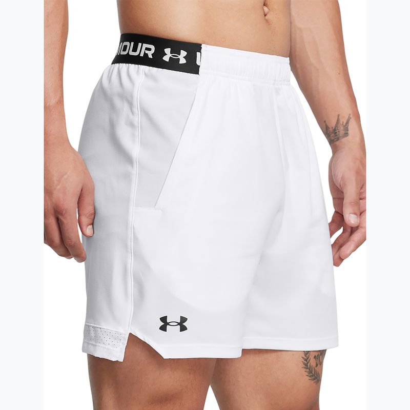 Pánske tréningové šortky Under Armour UA Vanish Woven 6in white/black 4