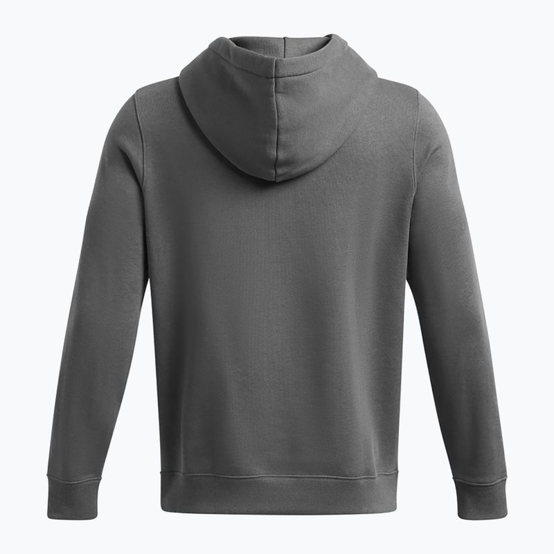 Pánska mikina Under Armour Curry Splash Hoodie castlerock full heather/black 2
