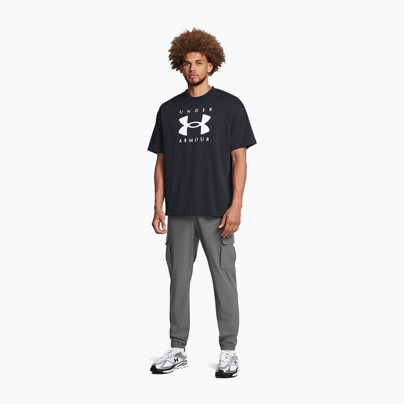 Pánske tréningové nohavice Under Armour Vibe Woven Cargo castlerock/black 2