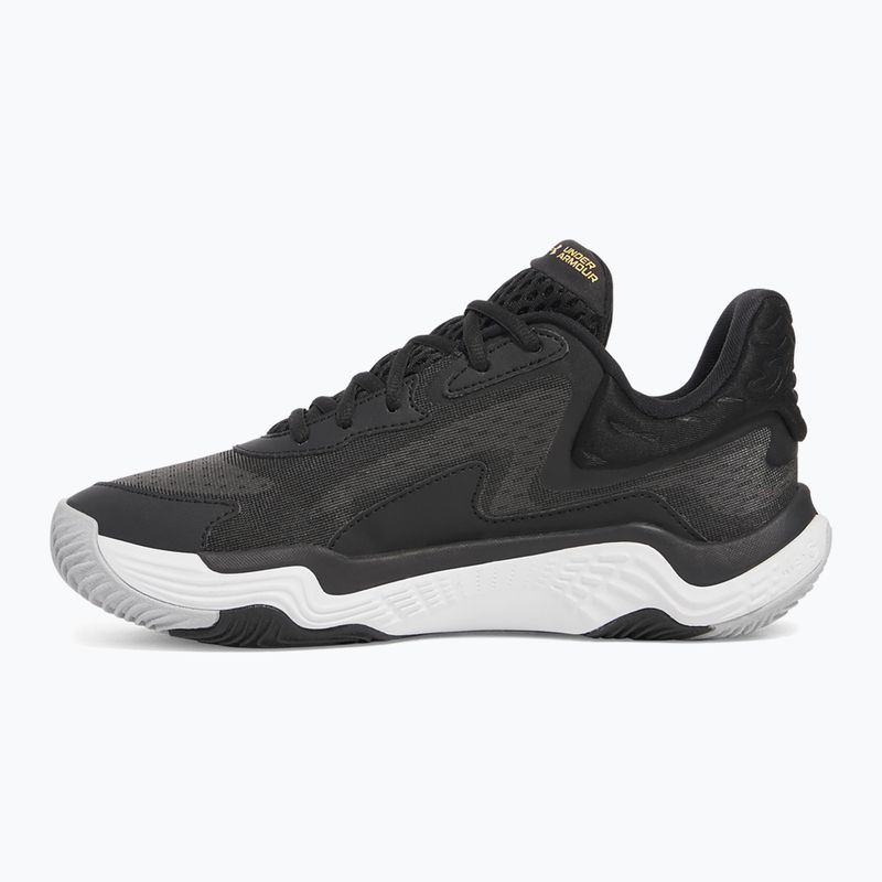 Basketbalové topánky Under Armour Spawn 7 black/metallic gold/black 9