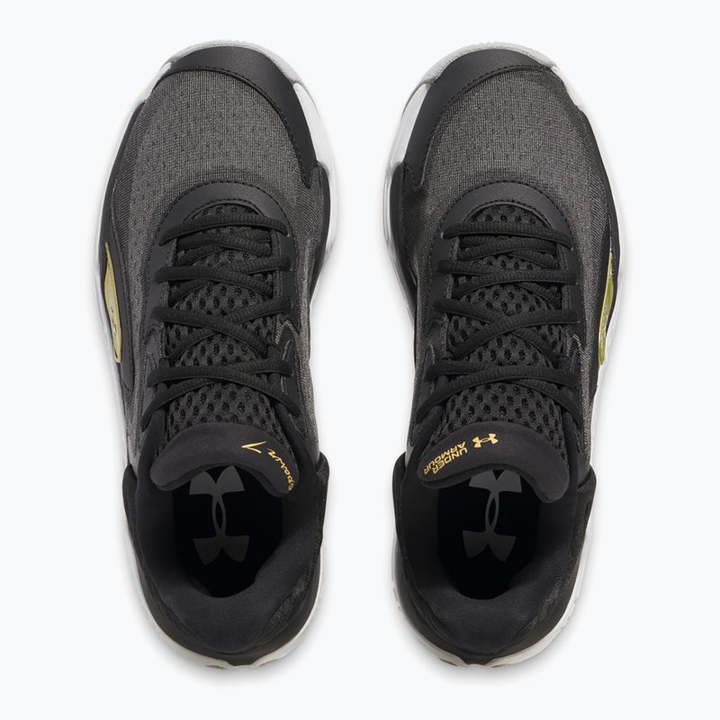 Basketbalové topánky Under Armour Spawn 7 black/metallic gold/black 11