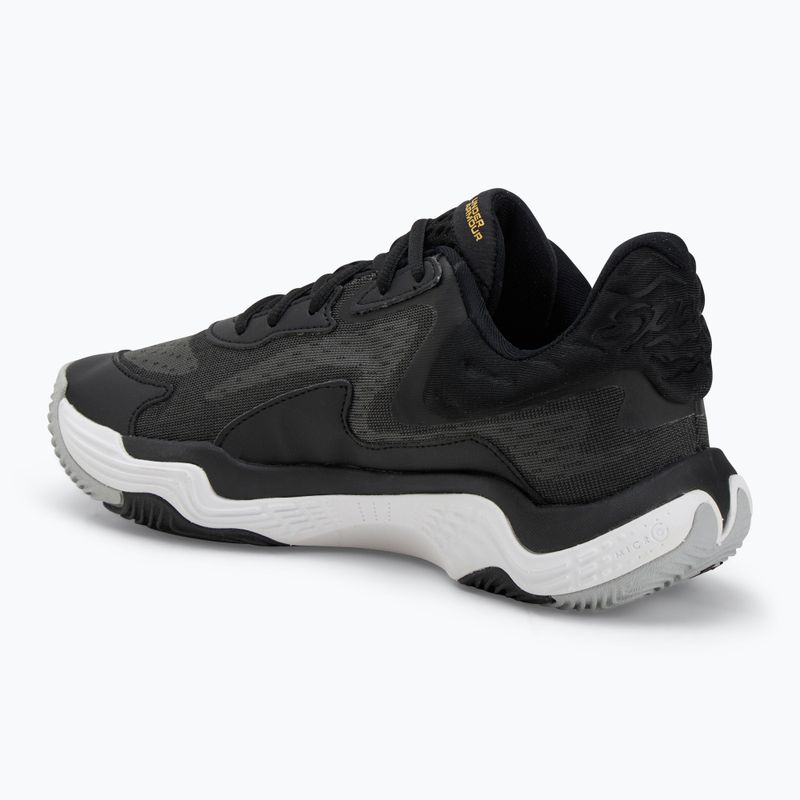 Basketbalové topánky Under Armour Spawn 7 black/metallic gold/black 3