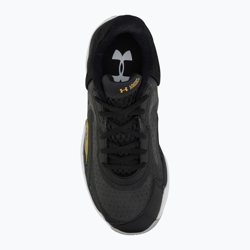 Basketbalové topánky Under Armour Spawn 7 black/metallic gold/black 5