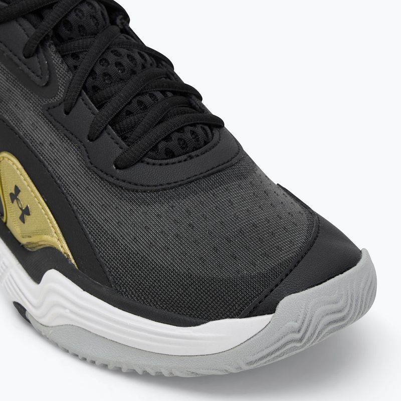 Basketbalové topánky Under Armour Spawn 7 black/metallic gold/black 7