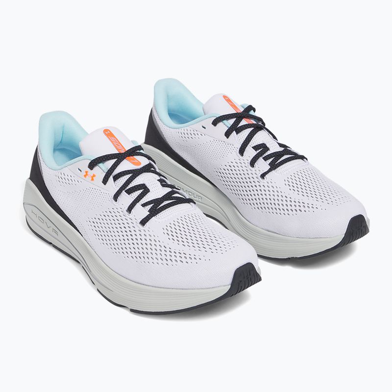 Pánske bežecké topánky Under Armour Sonic 7 white/hydro green/metallic silver 3