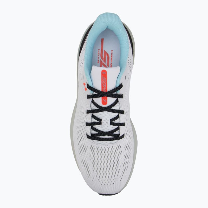 Pánske bežecké topánky Under Armour Sonic 7 white/hydro green/metallic silver 5