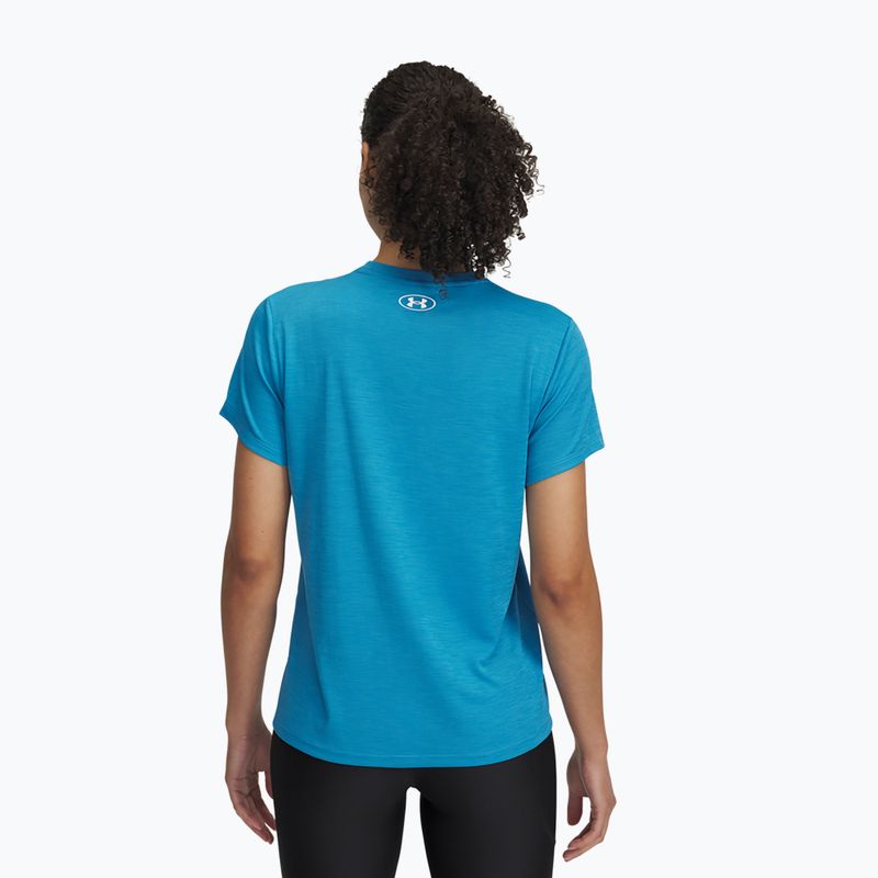 Dámske tričko Under Armour Tech Textured ether blue/white 2