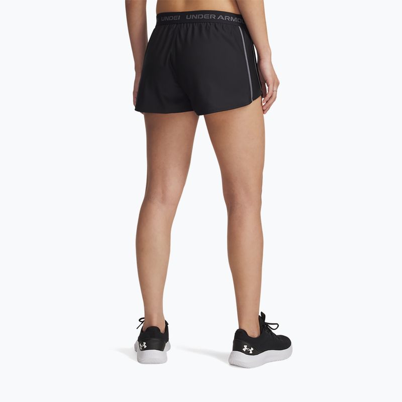 Dámske šortky Under Armour Tech Play Up black/castlerock 3