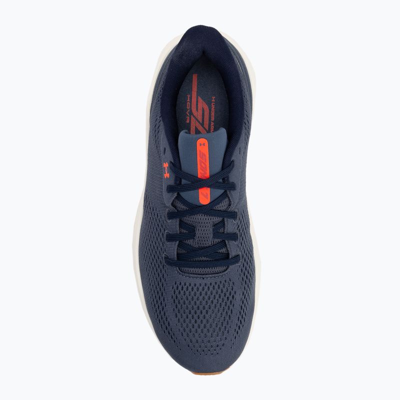 Pánske bežecké topánky Under Armour Sonic 7 downpour grey/white quartz/midnight navy 5