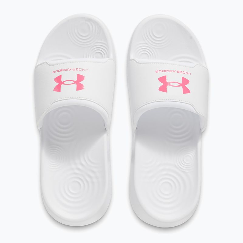 Dámske šlapky Under Armour Ignite Select white/white/super pink 4
