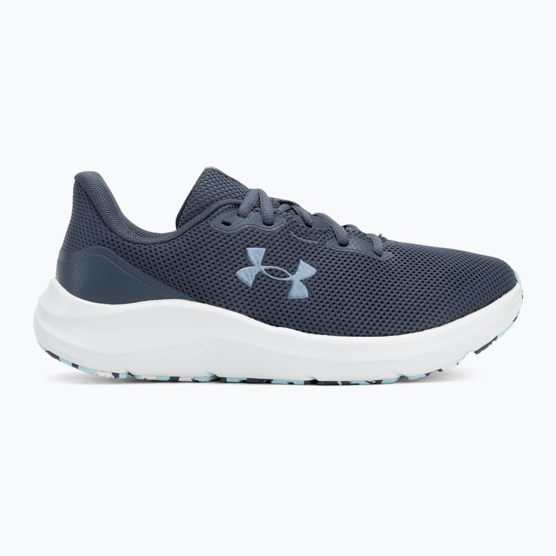 Dámske bežecké topánky Under Armour Charged Pursuit 4 downpour grey/downpour grey/metallic gravel 2