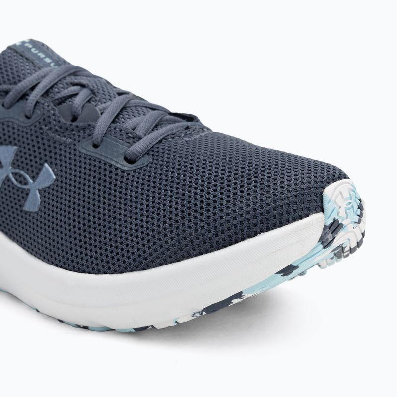 Dámske bežecké topánky Under Armour Charged Pursuit 4 downpour grey/downpour grey/metallic gravel 7