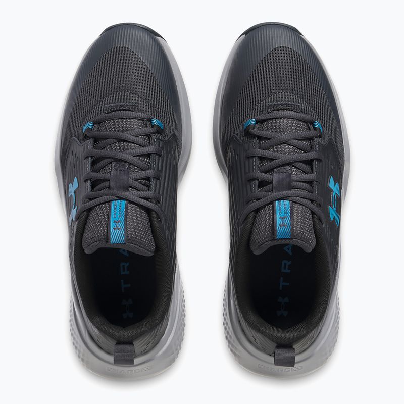 Pánske športové topánky Under Armour Commit 4 anthracite/steel/ether blue 4
