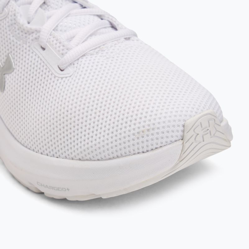 Dámske bežecké topánky Under Armour Charged Pursuit 4 white/white/metallic silver 7