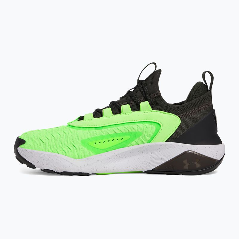 Under Armour Project Rock 7 pánska tréningová obuv baroque green/hyper green/black 9