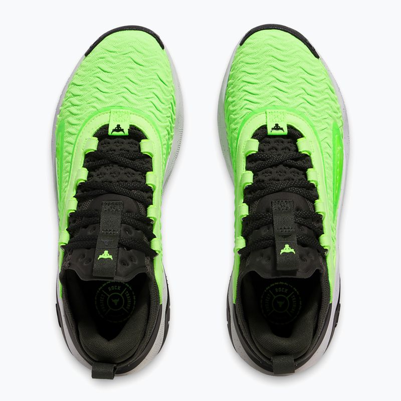 Under Armour Project Rock 7 pánska tréningová obuv baroque green/hyper green/black 11