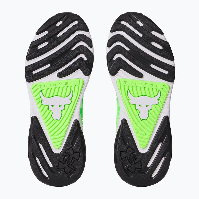 Under Armour Project Rock 7 pánska tréningová obuv baroque green/hyper green/black 12