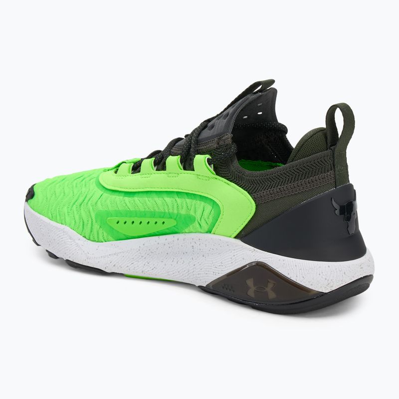 Under Armour Project Rock 7 pánska tréningová obuv baroque green/hyper green/black 3