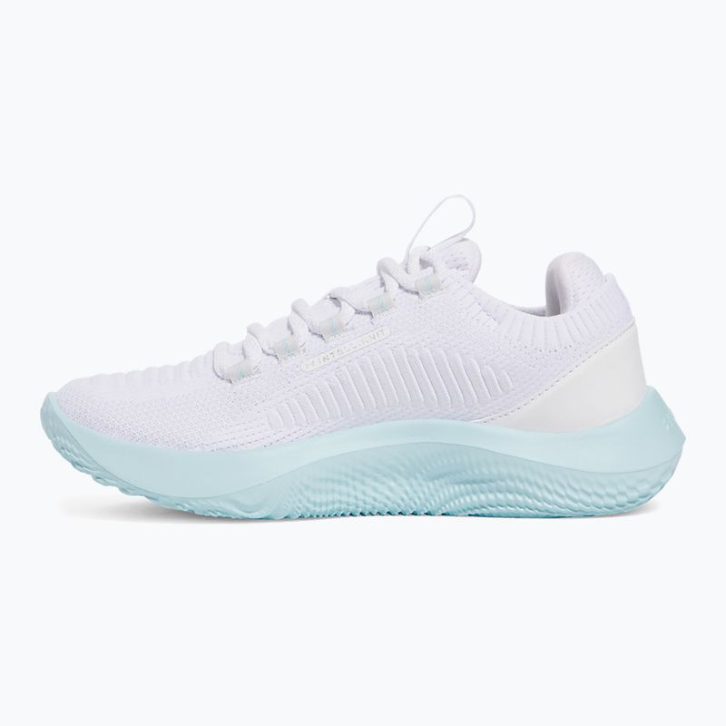 Dámske športové topánky Under Armour Dynamic 2 white/stream/metallic silver 2