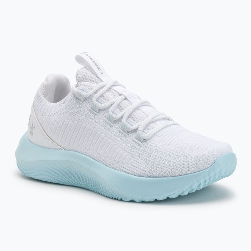 Dámske športové topánky Under Armour Dynamic 2 white/stream/metallic silver