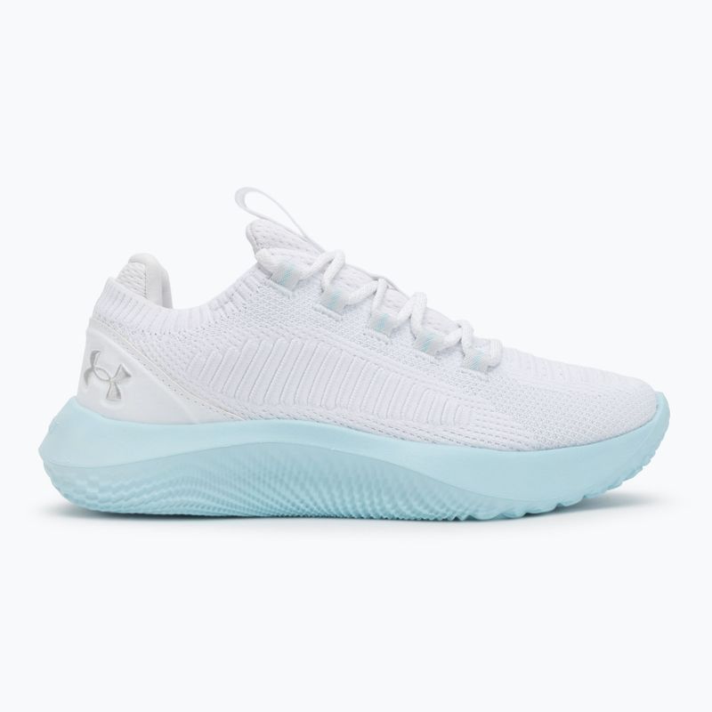Dámske športové topánky Under Armour Dynamic 2 white/stream/metallic silver 2