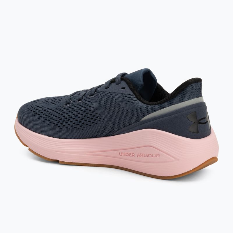 Dámske bežecké topánky Under Armour Sonic 7 downpour gray/prime pink/black 3