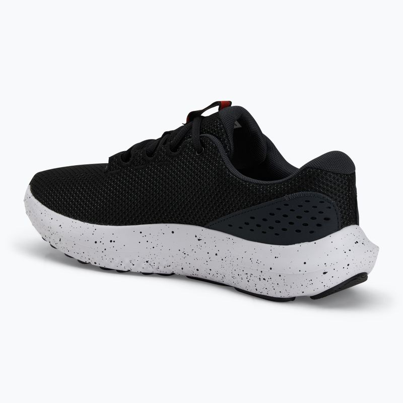 Pánske bežecké topánky Under Armour Charged Surge 4 black/anthracite/ares red 3