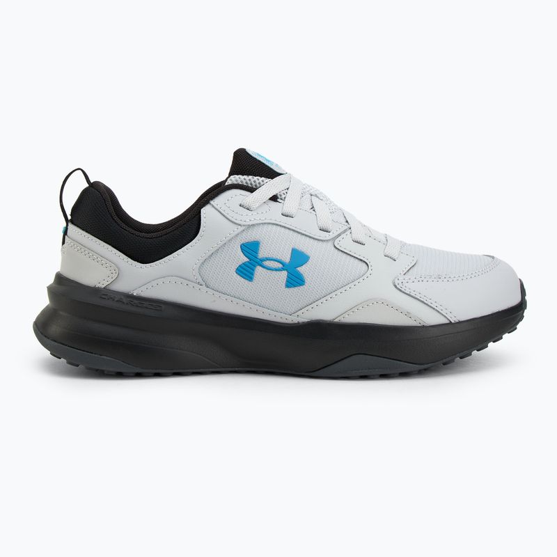 Pánske športové topánky Under Armour Charged Edge halo grey/black/ether blue 2