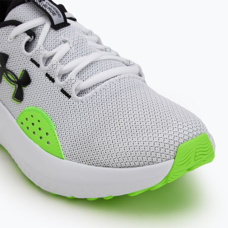 Pánske bežecké topánky Under Armour Charged Surge 4 white/hyper green/black 7