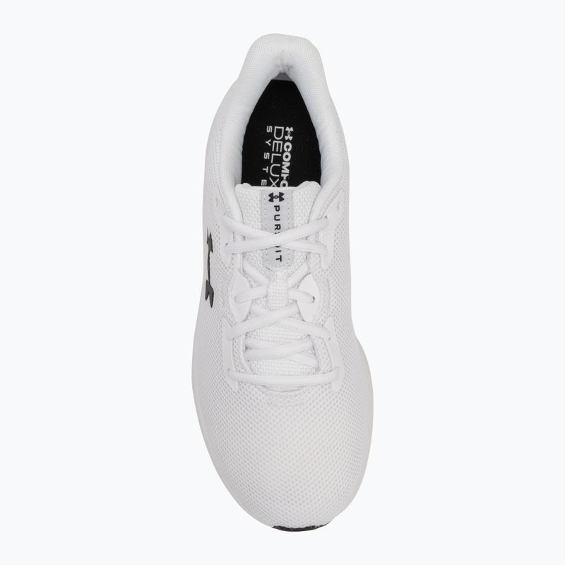 Pánske bežecké topánky Under Armour Charged Pursuit 4 white/white/black 5