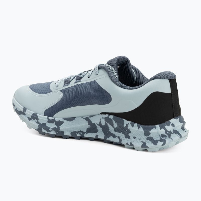 Pánske bežecké topánky Under Armour Charged Bandit Trail 3 downpour grey/harbor blue/hyper green 3