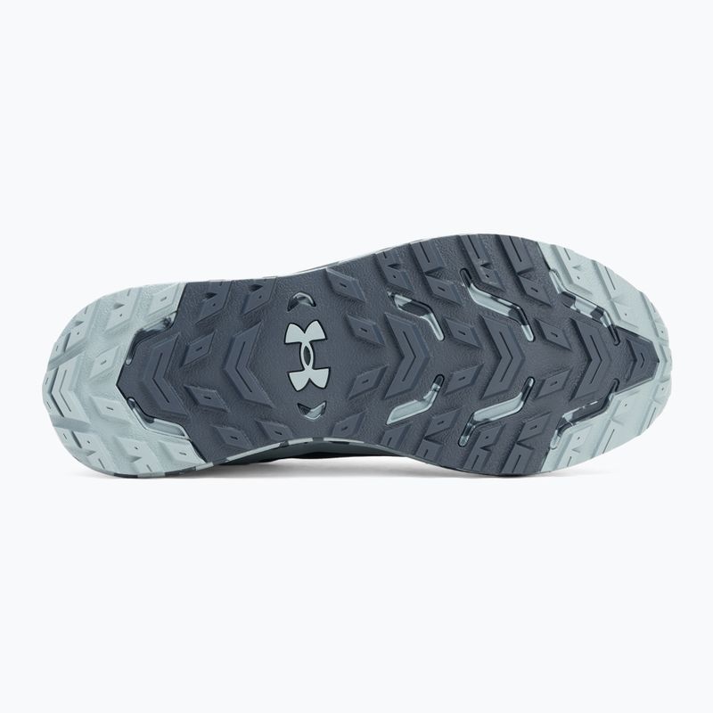 Pánske bežecké topánky Under Armour Charged Bandit Trail 3 downpour grey/harbor blue/hyper green 4