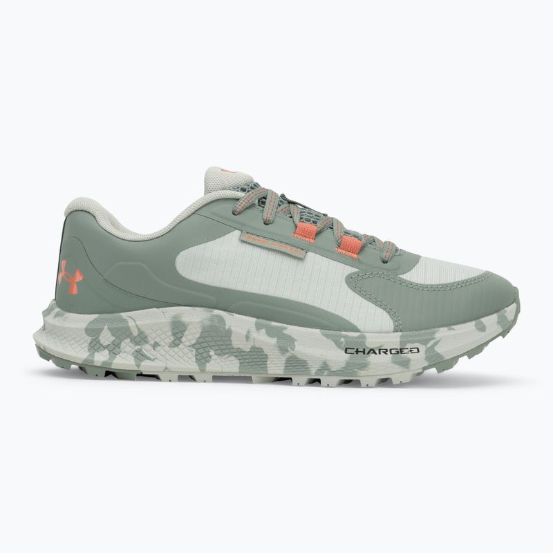 Dámska bežecká obuv Under Armour Charged Bandit Trail 3 hydro green/silica green/blush orange 2