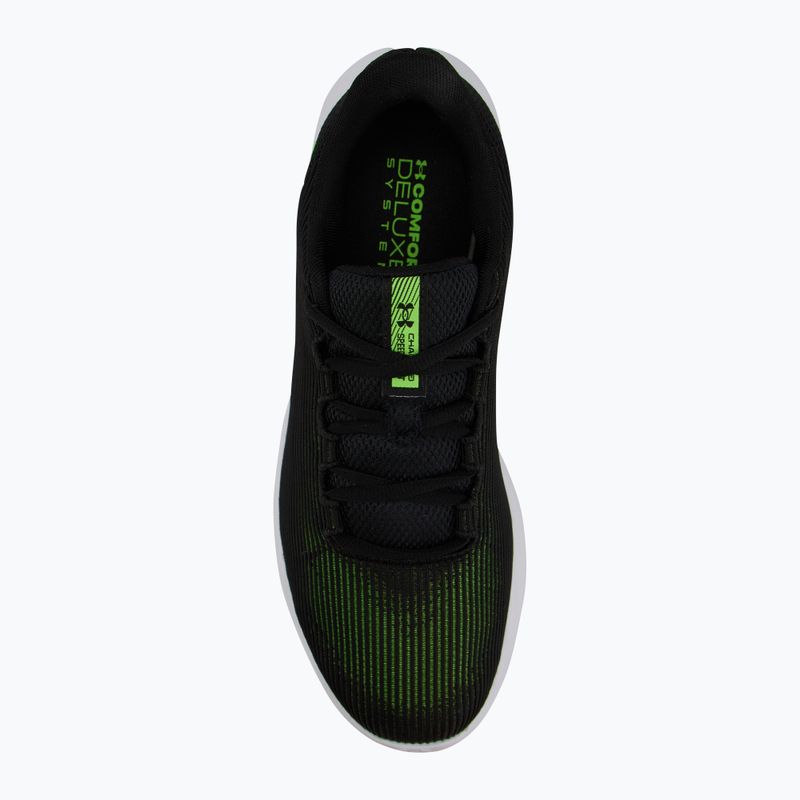 Pánske bežecké topánky Under Armour Charged Speed ​​Swift black/black/hyper green 5